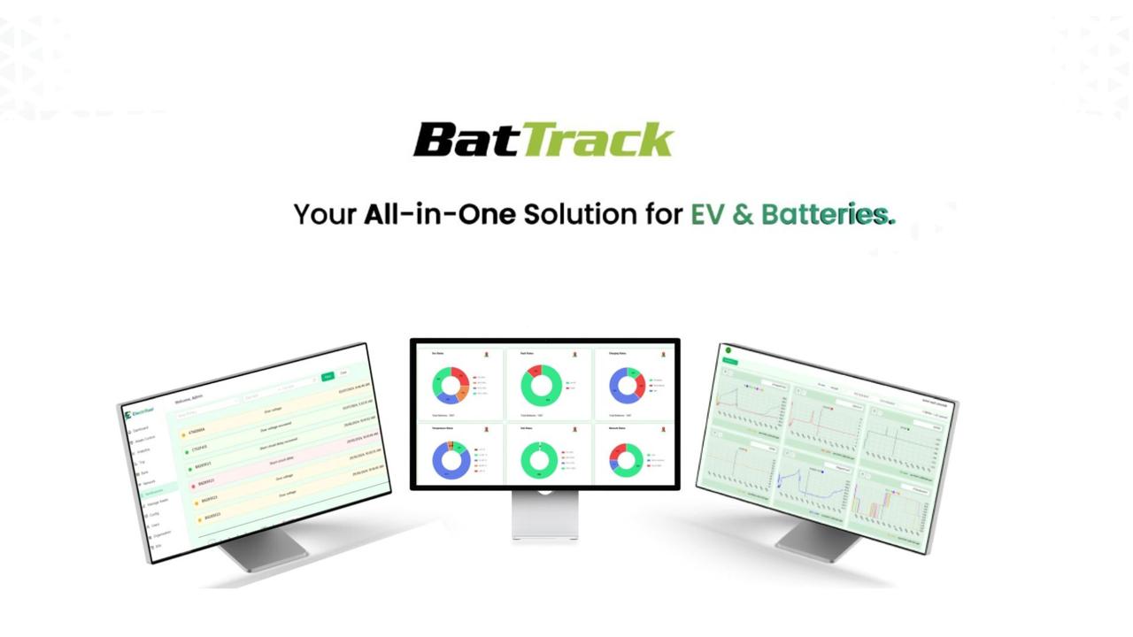 Electrifuel Battery Tracking and Security Management System